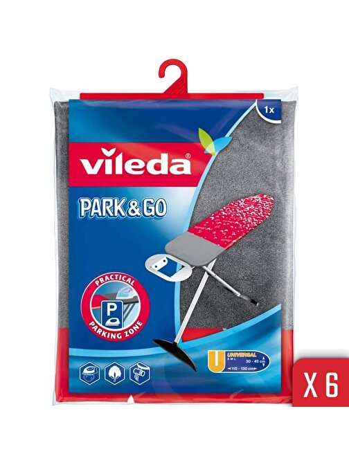 Vileda Park&Go Ütü Masası Kılıfı 6'li Paket