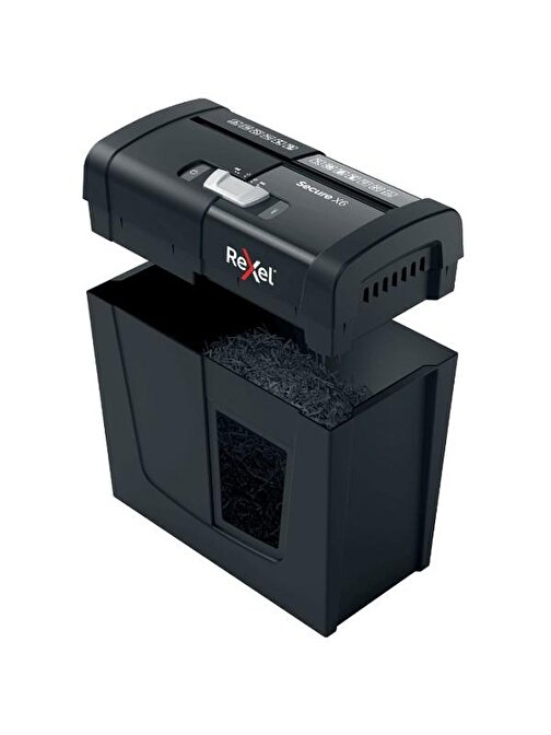 Rexel Secure X6 EU Ev Tipi Evrak İmha Makinesi Siyah