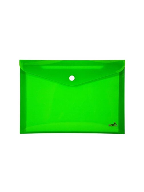 Umix U1123N-YE A5 Çıtçıtlı Zarf Dosya Neon Yeşil