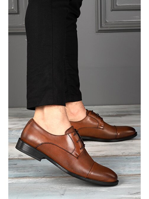 Nevzat Zöhre 1825-3 %100 Deri Pvc Taban Günlük Klasik Erkek Ayakkabı
