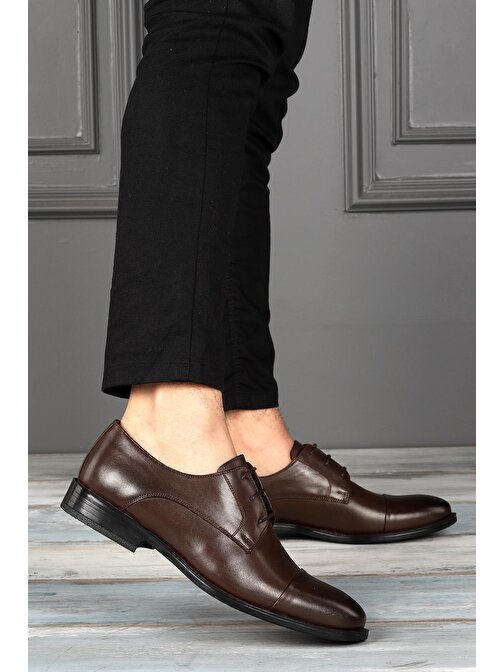 Nevzat Zöhre 1825-1 %100 Deri Pvc Taban Günlük Klasik Erkek Ayakkabı