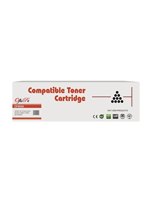 Elba HP CF403A 201A Uyumlu Doldurmalı Muadil Kırmızı Toner