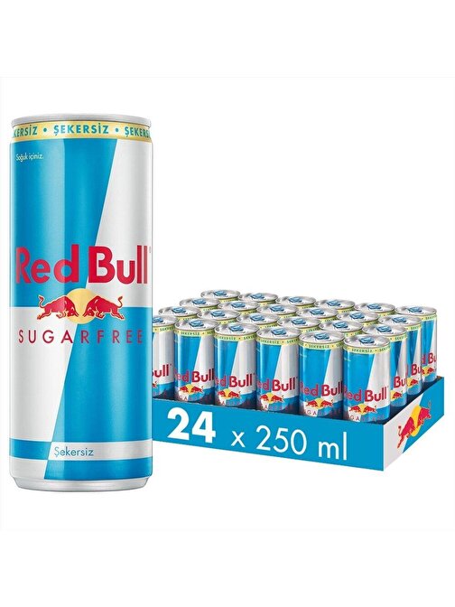 Red Bull Şekersiz Enerji İçeceği 250 ml 24'lü