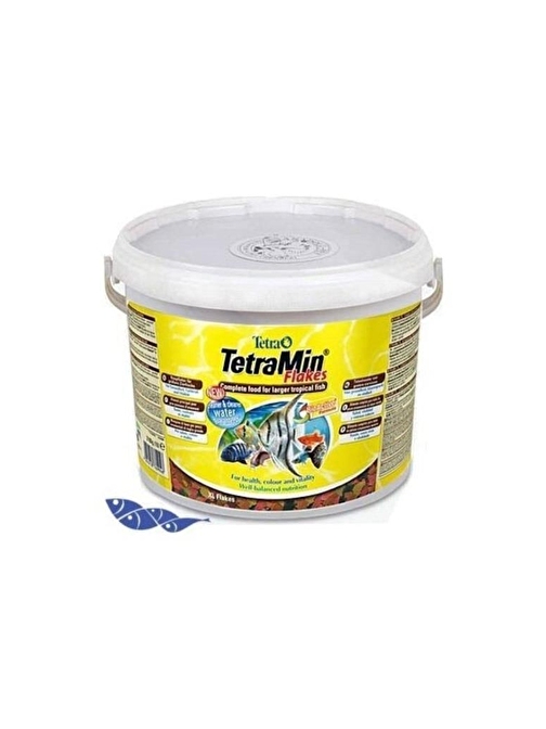 Tetramin Orjinal Kova Yem Pul Balık Yemi 2Kg/10Lt