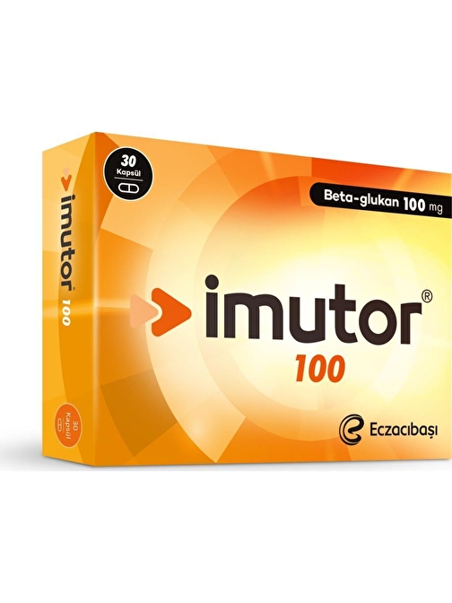 Eczacıbaşı Imutor Beta Glucan 100 Mg - 30 Kapsül