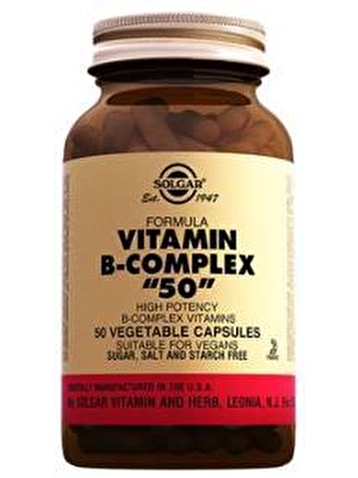 Solgar Vitamin B Complex ''50'' 50 Kapsül