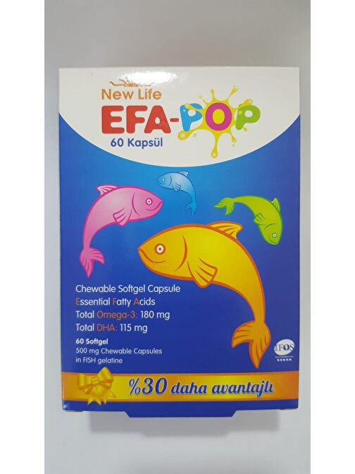 New Life Efa-Pop Avantaj Paketi 60 Kapsül