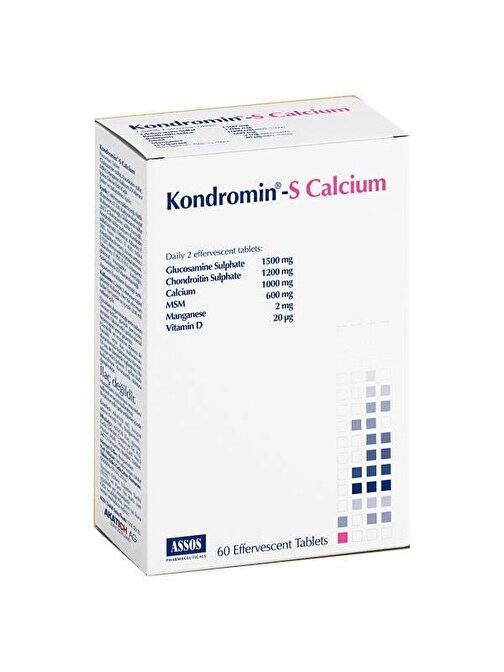 Assos Kondromin-S Calcium 60 Effervasan Tablet