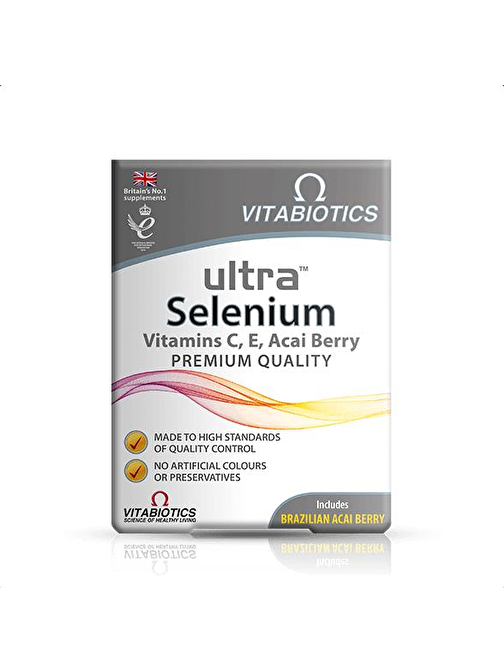 Vitabiotics Ultra Selenium 165 Mcg 30 Tablet