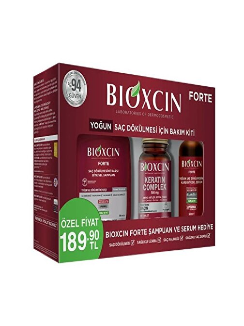 Bioxcin Forte Yoğun Bakım Kiti Tablet-Şampuan-Serum