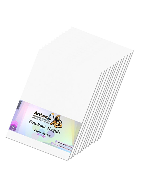 Artlantis A4 21 x 29.7 Fotokopi Kağıdı Beyaz 50 Adet 1 Paket 80  gr