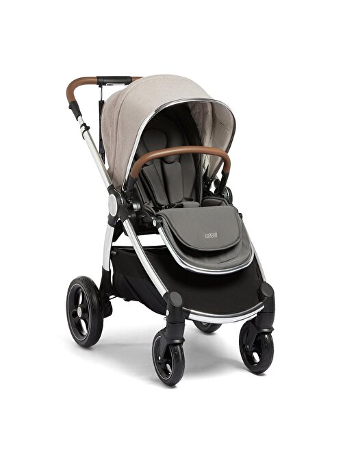 Mamas&Papas Ocarro Tek Yönlü Yıkanabilir Kumaş Tekli Bebek Arabası Siyah - Bej