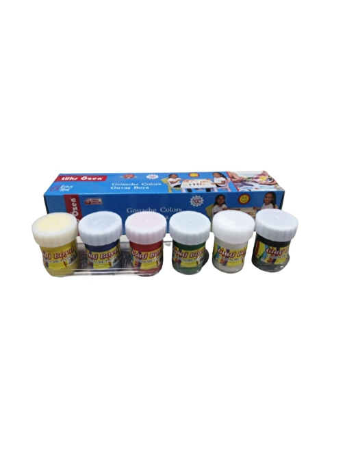 Lüks Özen Şişe Guaj Boya ‎Çok Renkli 6x20 ml