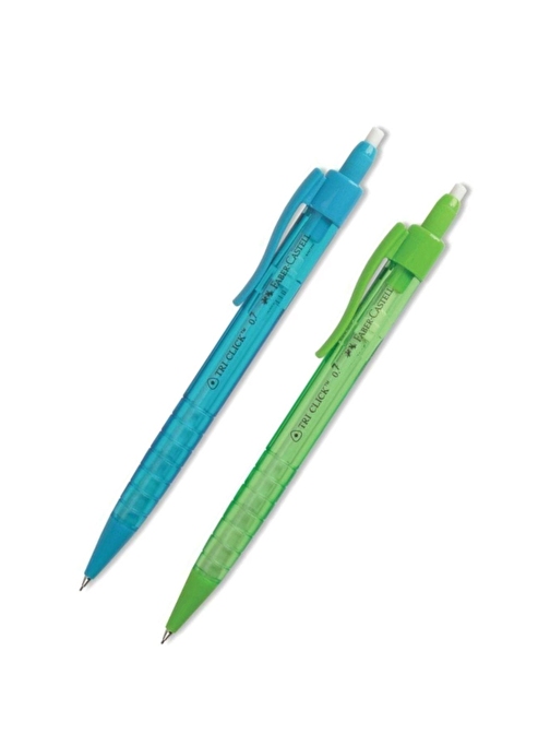 Faber-Castell Tri click 0.7 mm Mavi Yeşil  2 adet