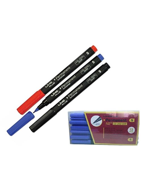 Asetat Kalemi S Mavi 12'li Paket 0,4 mm
