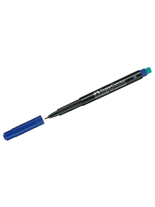 Faber-Castell 0.4mm S Cd Asetat Kalemi Mavi Üç Renk