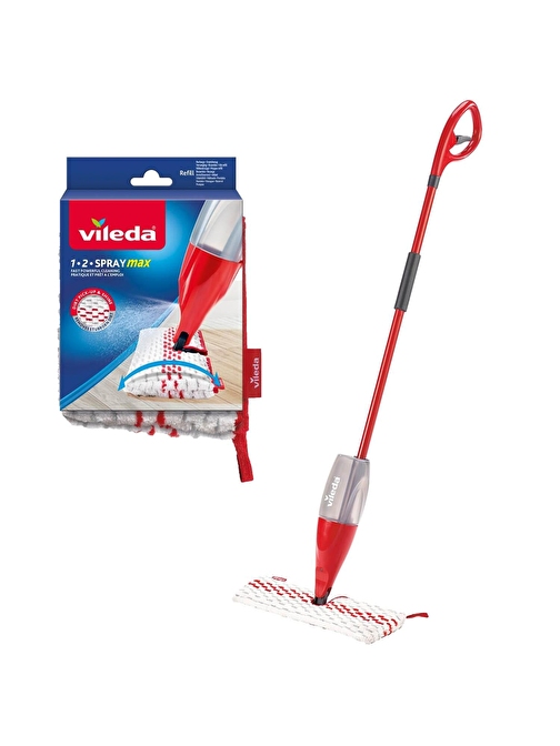 Vileda 1 - 2 Spray Max + Yedek Başlık Mop