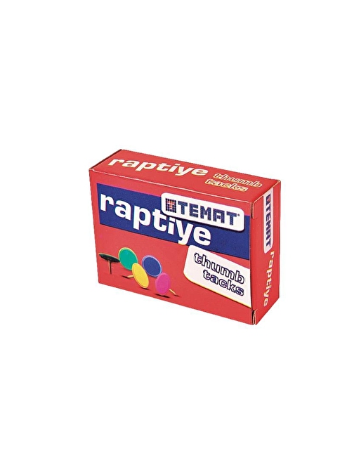 Temat Raptiye Renkli Temat Renkli Raptiye Karışık 1 Paket