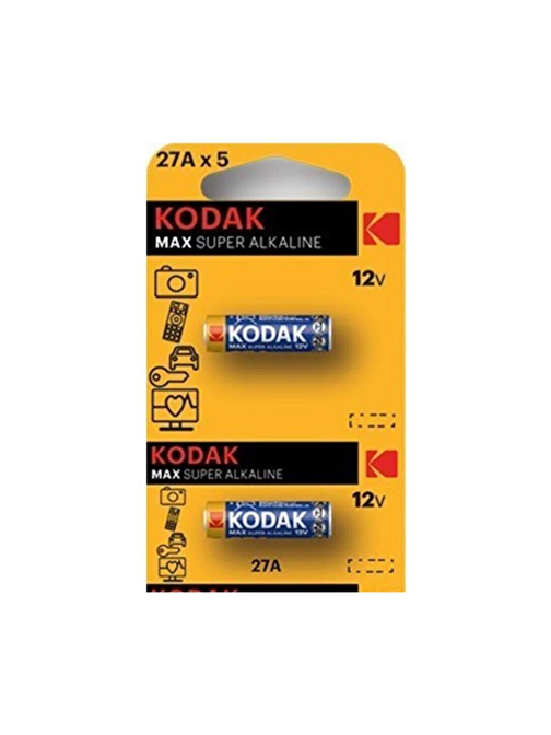 Kodak 27 A 12 V Araba Garaj Kumanda Pili 2'li