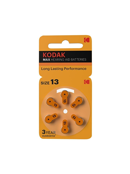 Kodak Pr 41 312 İşitme Cihaz Pili 6'lı