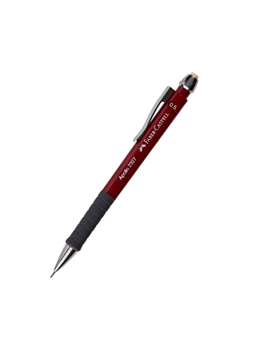 Faber-Castell Apollo 0.5 Uçlu Kalem Bordo 2325 0.5 Versatil Kalem