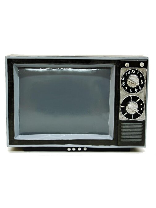 HİLALSHOP Televizyon Siyah Vintage Dekoratif Hediyelik