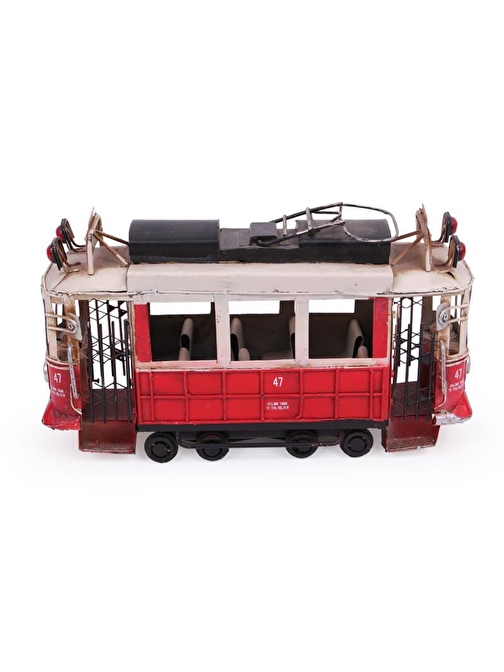 HİLALSHOP Dekoratif Metal Taksim Tramvay Vintage Biblo Hediyelik