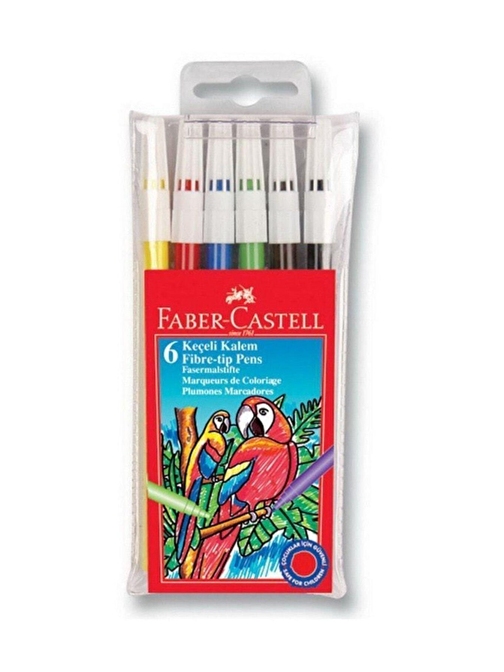 Faber-Castell Keçeli Kalem 6 Renk Faber Castell Keçeli Kalem 6 Renk