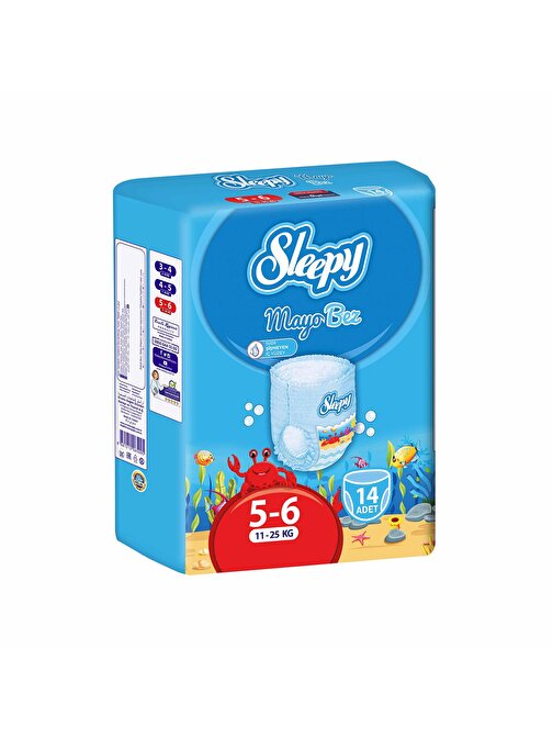 Sleepy Mayo 11 - 25 kg 6 Numara Bebek Bezi 14 Adet