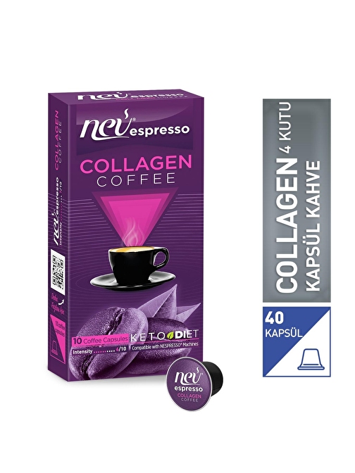 Nev Kahve Collagen Kapsül Kahve 4x10 4 Kutu