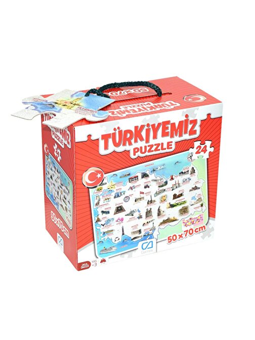 Ca Games 5079 Türkiyemiz Puzzle 24 Parça 3+ Yaş
