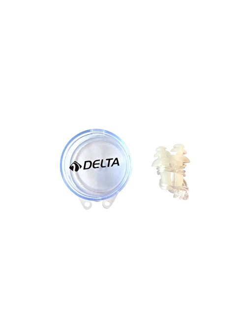 Delta Ergo Silikon Şeffaf Kulak Tıkacı