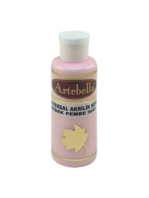 Artebella Su Bazlı Akrilik Boya 130 Ml Şişe 1 Adet 3033 Bebek Pembe