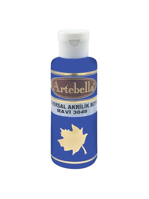 Artebella Su Bazlı Akrilik Boya 130 Ml Şişe 1 Adet 3049 Mavi