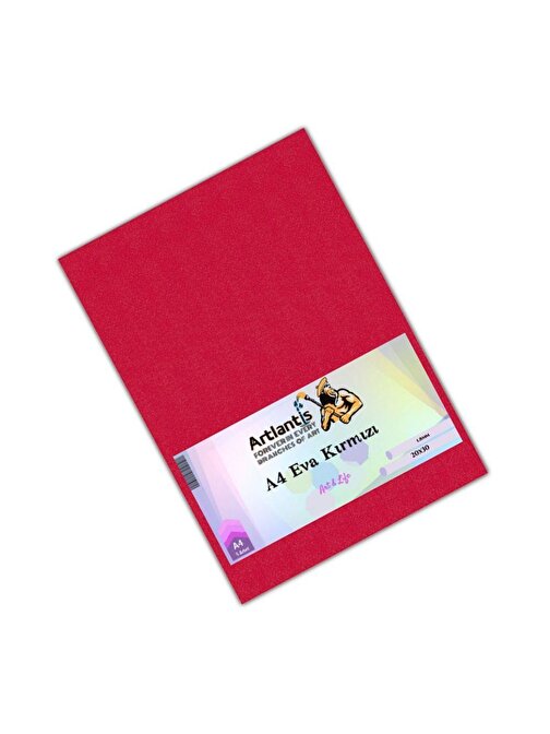 Artlantis Eva Düz A4 20 x 28 Fotokopi Kağıdı Kırmızı 5 Adet