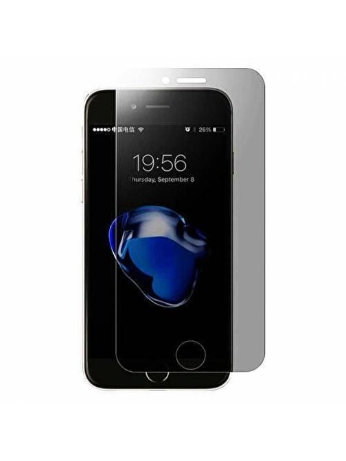NANO Teknoloji İPHONE 7 Plus Beyaz Kırılmaz Cam Ekran Koruyucu