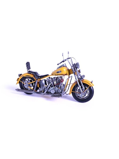 HİLALSHOP Dekoratif Metal Motosiklet Biblo Dekoratif Hediyelik Model 68