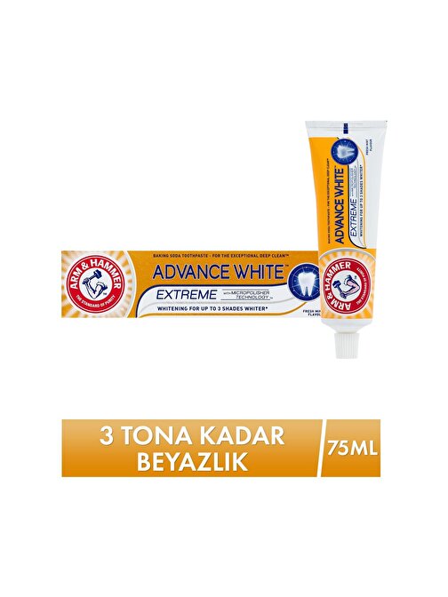 Arm & Hammer 3 Tona Kadar Beyazlatıcı Diş Macunu 75 ml