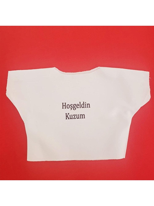 HİLALSHOP Hoşgeldin Kuzum Yazılı Oyuncak Tişörtü