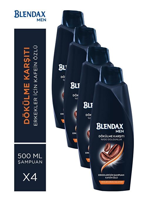 Blendax Kafein Özlü Şampuan 4 x 500 ml