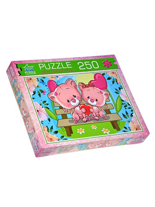 Laço Kids Lc7196 Pembe Ayıcıklar 250 Parça Puzzle