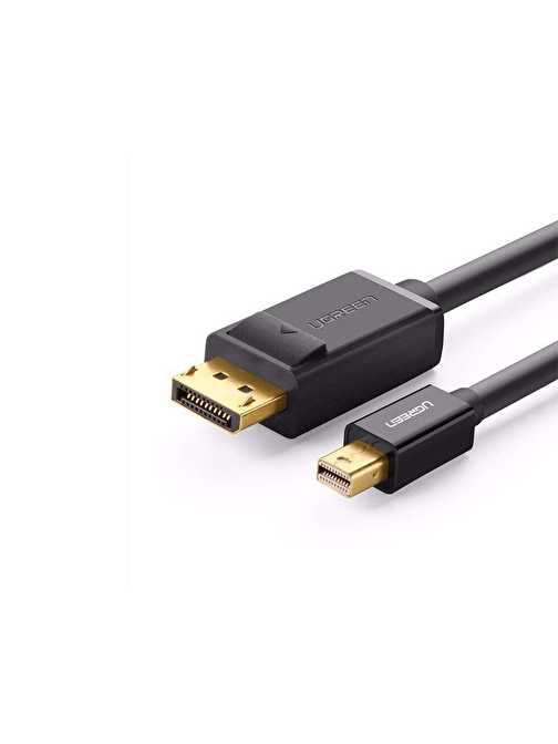 Ugreen 4K Mini DisplayPort to DisplayPort Dönüştürücü Kablo 1.5 Metre Siyah