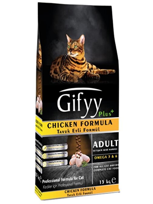 Gifyy Tavuklu Kedi Maması 15 Kg