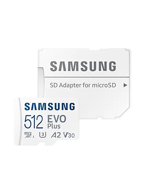 Samsung Evo Plus 512 GB Micro SDXC Hafıza Kartı
