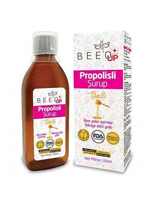 Beeo Up Ballı Propolis Şurup 150 Ml