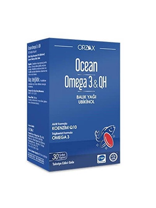 Orzax Ocean Omega 3Qh 30 Ad
