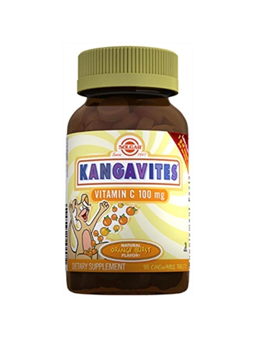 Solgar Kangavites Vitamin C 100 Mg 90 Çiğneme Tableti