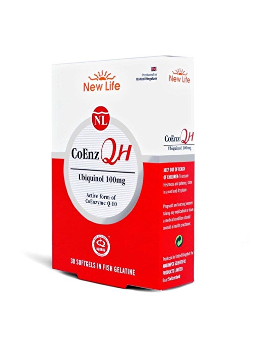 New Life Coenz Qh 100Mg Takviye Edici Gıda 30 Kapsül