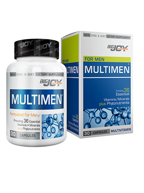 Bigjoy Multimen Mens Multivitamin 30 Bitkisel Kapsül