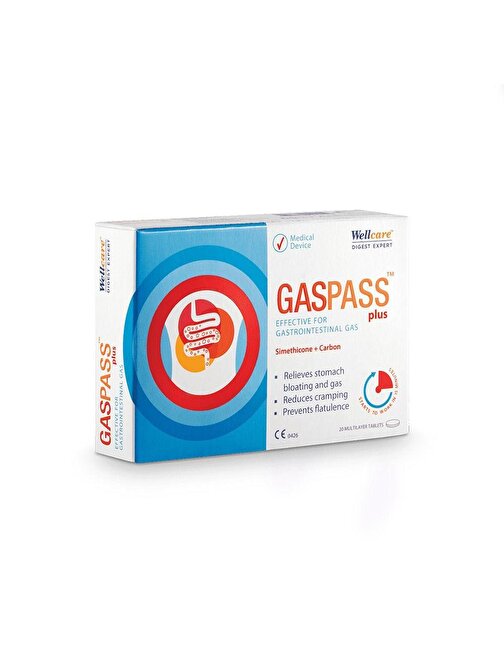 Wellcare Gaspas Plus 20 Tablet